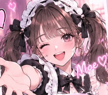 コンカフェ嬢のイラスト
